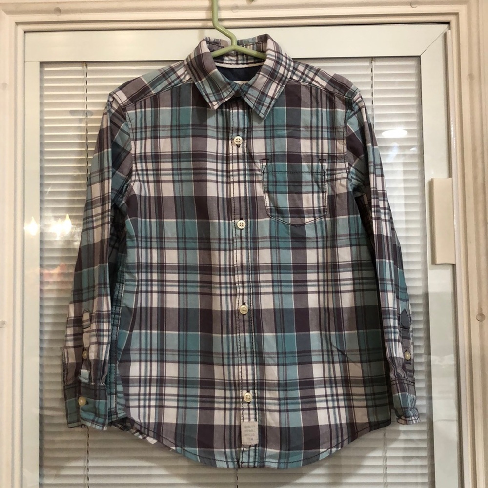 Carter’s plaid button down shirt 5T